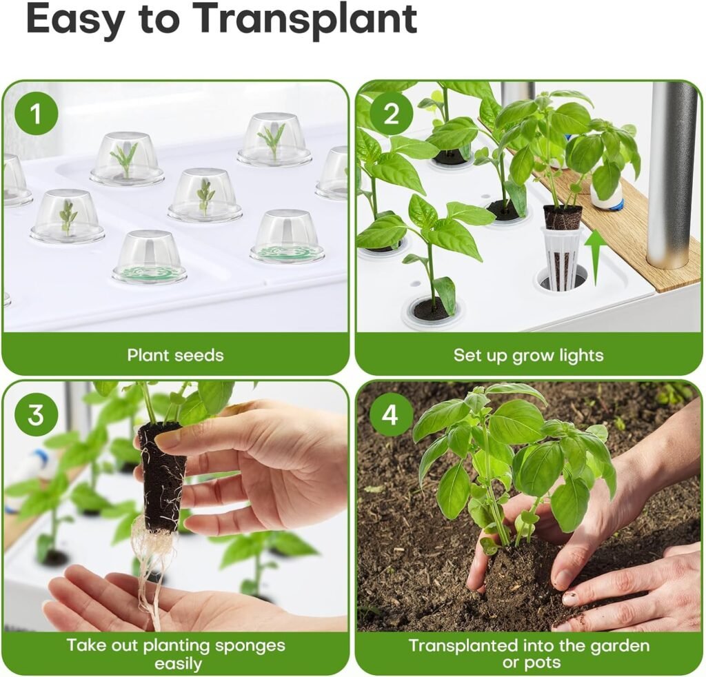 Indoor Garden Hydroponics Growing System, 60 Pods Vertical Herb Garden with LED Grow Light - Plant Germination Kit Aeroponic Veggie Flower Fruit Growth with Smart Socket Pump System for Home Indoor Garden Hydroponics Growing System, 60 Pods Vertical Herb Garden with LED Grow Light - Plant Germination Kit Aeroponic Veggie Flower Fruit Growth with Smart Socket Pump System for Home
