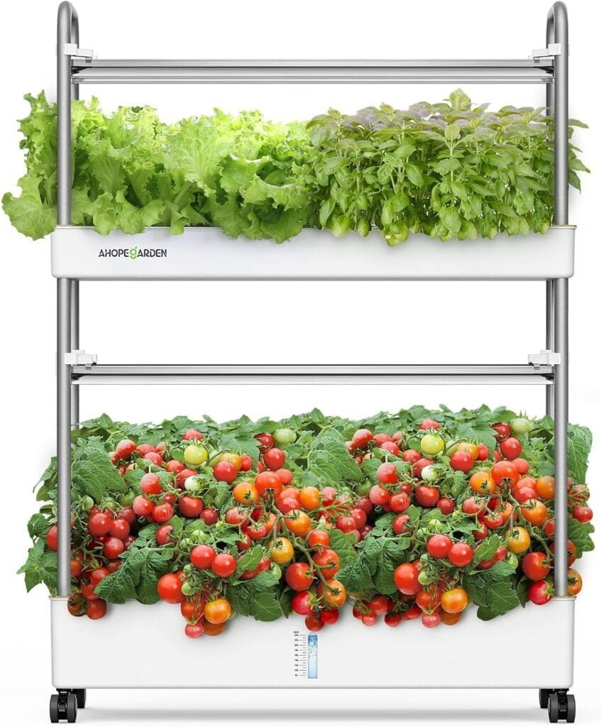 Indoor Garden Hydroponics Growing System, 60 Pods Vertical Herb Garden with LED Grow Light - Plant Germination Kit Aeroponic Veggie Flower Fruit Growth with Smart Socket Pump System for Home Indoor Garden Hydroponics Growing System, 60 Pods Vertical Herb Garden with LED Grow Light - Plant Germination Kit Aeroponic Veggie Flower Fruit Growth with Smart Socket Pump System for Home